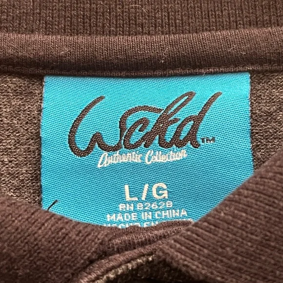 NWOT Wckd polo black/grey Lg - Picture 6 of 11